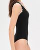 Karla Colletto Karla Colletto Lia Round Neck Silent Underwire Tank One Piece Black / White - 4