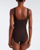 Karla Colletto Karla Colletto Rosetta floral-appliqué gathered swimsuit - 5