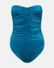 Karla Colletto Karla Colletto Ruched strapless swimsuit - 1