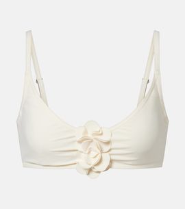 Karla Colletto Karla Colletto Tess floral-appliqué bikini top