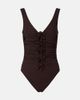 Karla Colletto Karla Colletto Tess floral-appliqué swimsuit - 1
