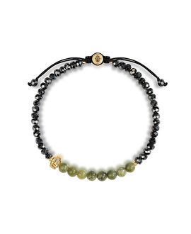 Karma And Luck Karma and Luck Enlightened Approach Jade Buddha Hematite Luck Bracelet