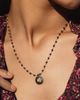 Karma and Luck Karma and Luck Hematite Lotus Gold Plated Women's Beaded Necklace - Enlightenment Hope - 2