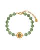 Karma and Luck Karma and Luck Jade Lucky Coin Gold Plated Women's Bracelet - Golden Fortune - 1