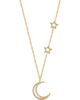 Karma and Luck Karma and Luck Lunar Grace Radiant Moon & Stars Necklace - 1