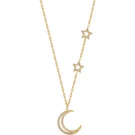 Karma and Luck Karma and Luck Lunar Grace Radiant Moon & Stars Necklace