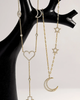 Karma and Luck Karma and Luck Lunar Grace Radiant Moon & Stars Necklace - 3