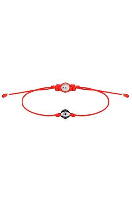 Karma and Luck Karma and Luck Men's Red String Evil Eye Bracelet Fierce Protector