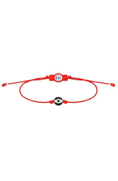 Karma and Luck Karma and Luck Men's Red String Evil Eye Bracelet Fierce Protector