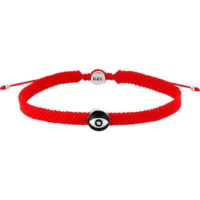 Karma and Luck Karma and Luck Men's Red String Evil Eye Bracelet Hopeful Outlook