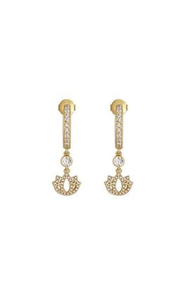 Karma and Luck Karma and Luck Sacred Bloom Lotus Dangle Earrings