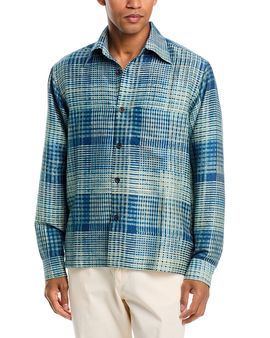 Kartik Research Kartik Research Pataudi Silk Plaid Shirt