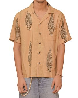 Kartik Research Kartik Research Printed Silk Camp Shirt