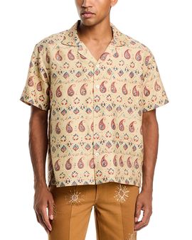 Kartik Research Kartik Research Silk Printed Camp Shirt