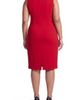 KASPER KASPER Boat Neck Sleeveless Sheath Dress - 1
