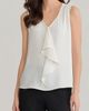 KASPER KASPER Cascade Ruffle Sleeveless Top - 1
