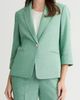 KASPER KASPER Cuff Sleeve One-Button Blazer - 1