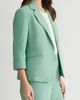 KASPER KASPER Cuff Sleeve One-Button Blazer - 3