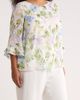 KASPER KASPER Floral Print Ruffle Sleeve Shirt - 3