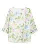 KASPER KASPER Floral Print Ruffle Sleeve Shirt - 5