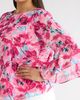 KASPER KASPER Floral Print Ruffle Top - 4