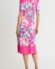 KASPER KASPER Floral Shirred Tie Belt Dress - 2