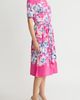 KASPER KASPER Floral Shirred Tie Belt Dress - 3
