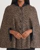 KASPER KASPER Leopard Print Cape - 1