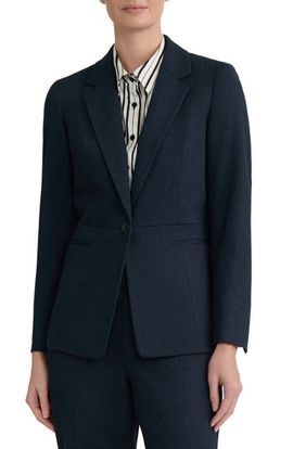 KASPER KASPER Notch Collar Waist Seam Blazer