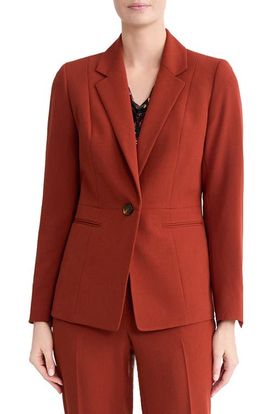 KASPER KASPER Notch Collar Waist Seam Jacket