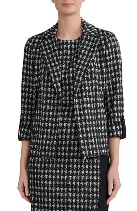 KASPER KASPER Open Front Seamed Jacket