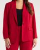 KASPER KASPER Peak Lapel One-Button Blazer - 1