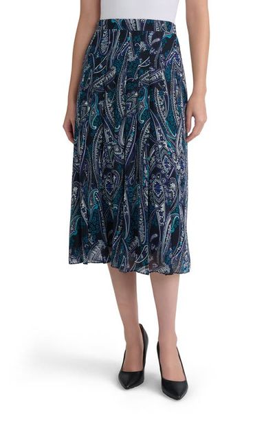 KASPER KASPER Print Midi Skirt