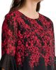 KASPER KASPER Ruffle Sleeve Clip Dot Chiffon Top - 4