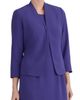 KASPER KASPER Seamed Open Front Jacket - 4