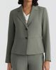 KASPER KASPER Seamed Stretch Crepe Jacket - 1