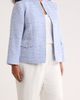 KASPER KASPER Stand Collar Tweed Jacket - 3