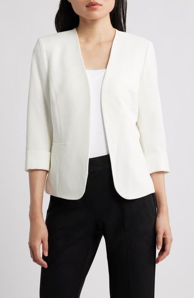 KASPER KASPER Stretch Crepe Blazer