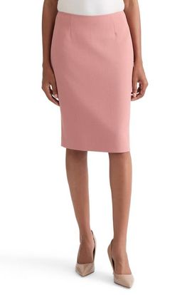 KASPER KASPER Stretch Crepe Slim Skirt
