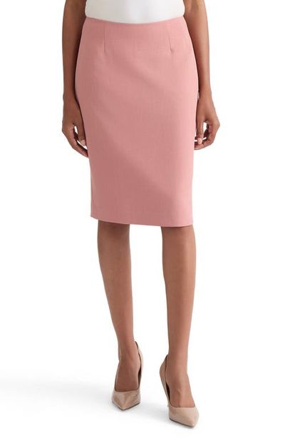 KASPER KASPER Stretch Crepe Slim Skirt