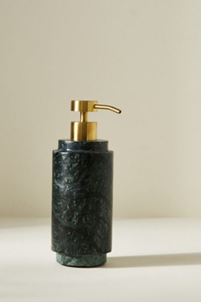 Kassatex Esmeralda Marble Soap Dispenser