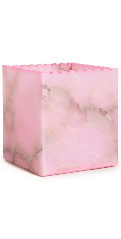 Kassatex Kassatex Shopbop x Kassatex Waste Basket Pink One