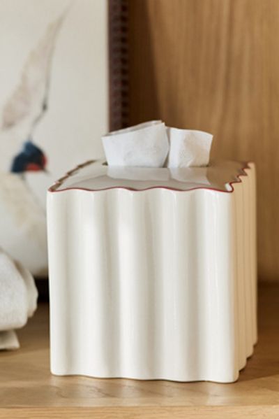 Kassatex Le Marais Scalloped Tissue Box