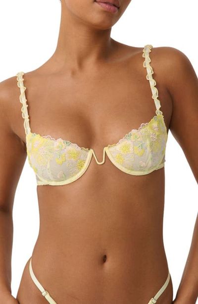 Kat The Label Kat The Label Amelia Embroidered Underwire Bra