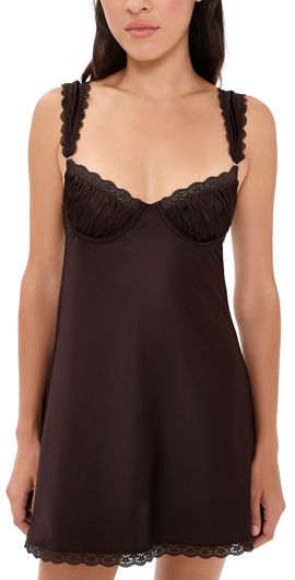 Kat the Label Kat the Label Celeste Slip Espresso