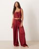 Kat The Label Kat The Label Cindy mix and match camisole in rhubarb red - 2