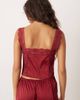 Kat The Label Kat The Label Cindy mix and match camisole in rhubarb red - 3