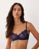 Kat The Label Kat The Label Maverick underwire bra in midnight blue - 2