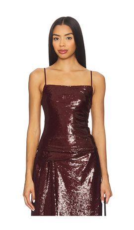 Kate Barton Kate Barton Sequin Column Tank Top