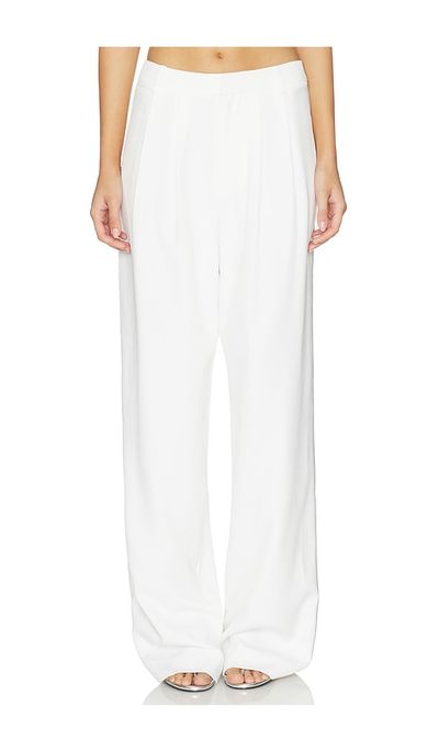Kate Barton Kate Barton Wool Cotton Pleat Trouser